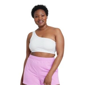 All in motion Light Support Brushed Sculpt Asymmetrical Sports Bra - XL